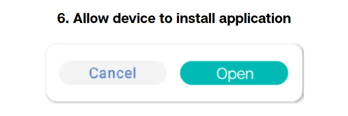 Allowing Android to install the We1Win application from this source